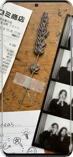 3D пластиковый матовый чехол Aesthetic Scrapbook Collage для Samsung Galaxy S20 Plus - 6773m-1822 изображение 