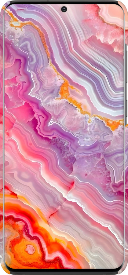 3D пластиковый матовый чехол Мрамор 2 для Samsung Galaxy S20 Plus - 6307m-1822 изображение 