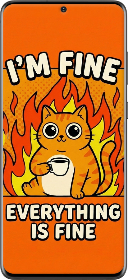 2D пластиковый чехол Funny Cat для Samsung Galaxy S20 Plus - 6786t-1822 изображение 