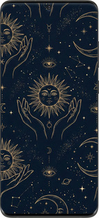 TPU чехол Celestial Harmony: Sun & Moon Gold Mystic Pattern для Samsung Galaxy S20 Ultra - 6778b-1831 изображение 