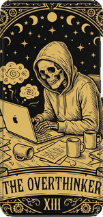 3D пластиковый матовый чехол The Overthinker для Samsung Galaxy S20 Ultra - 6774m-1831 изображение 