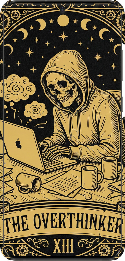 3D пластиковый матовый чехол The Overthinker для Samsung Galaxy S20 Ultra - 6774m-1831 изображение 