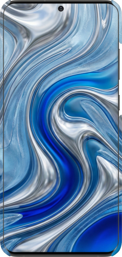 3D пластиковий матовий чехол Liquid Chrome для Samsung Galaxy S20 Ultra - 6781m-1831 изображение 