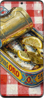 2D пластиковий чехол Vintage Sardine Tin Phone для Samsung Galaxy S20 Ultra - 6772t-1831 изображение 