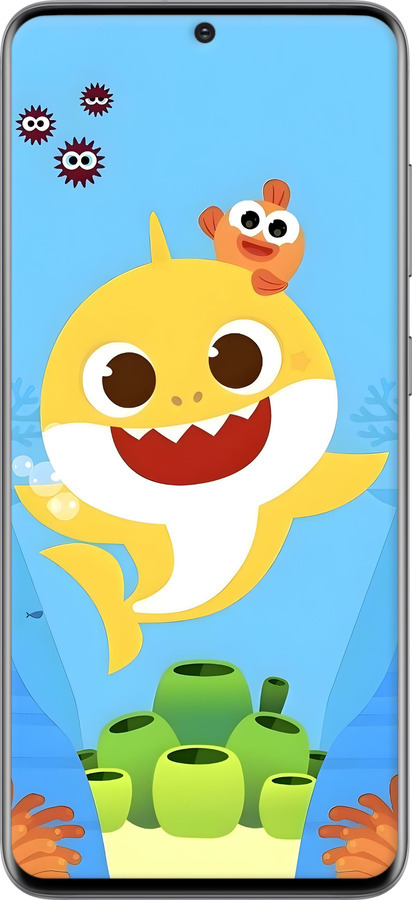 TPU чехол Бейби Шарк для Samsung Galaxy S20 - 6303b-1824 изображение 