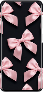3D пластиковый матовый чехол Coquette Ribbons Dark Coquette для Samsung Galaxy S20 - 6767m-1824 изображение 
