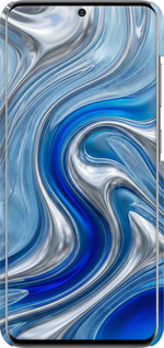 3D пластиковый матовый чехол Liquid Chrome для Samsung Galaxy S20 - 6781m-1824 изображение 