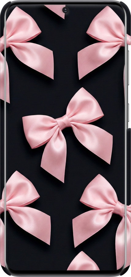 3D пластиковый матовый чехол Coquette Ribbons Dark Coquette для Samsung Galaxy S20 - 6767m-1824 изображение 