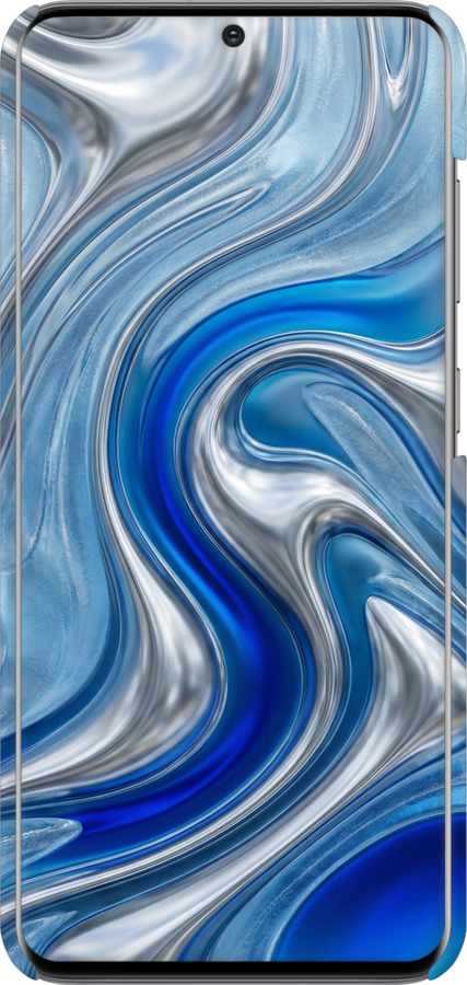 3D пластиковый матовый чехол Liquid Chrome для Samsung Galaxy S20 - 6781m-1824 изображение 
