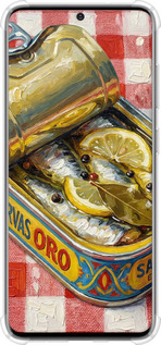 Силіконовий протиударний с посиленими кутами чехол Vintage Sardine Tin Phone для Samsung Galaxy S20 - 6772sp-1824 изображение 