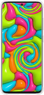 Силикон с усиленными углами чехол Y2K Jelly Dream для Samsung Galaxy S20 - 6780sp-1824 изображение 