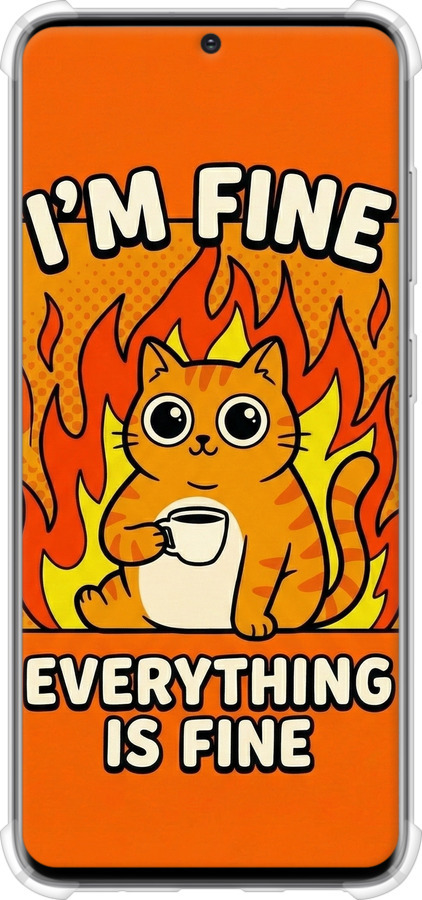 Силіконовий протиударний с посиленими кутами чехол Funny Cat для Samsung Galaxy S20 - 6786sp-1824 изображение 