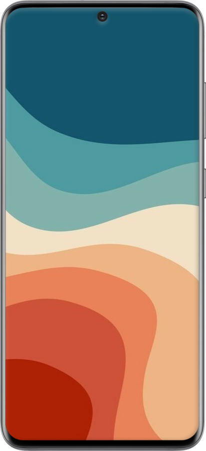 2D пластиковий чехол У стилі ретро з хвилями для Samsung Galaxy S20 - 6531t-1824 изображение 