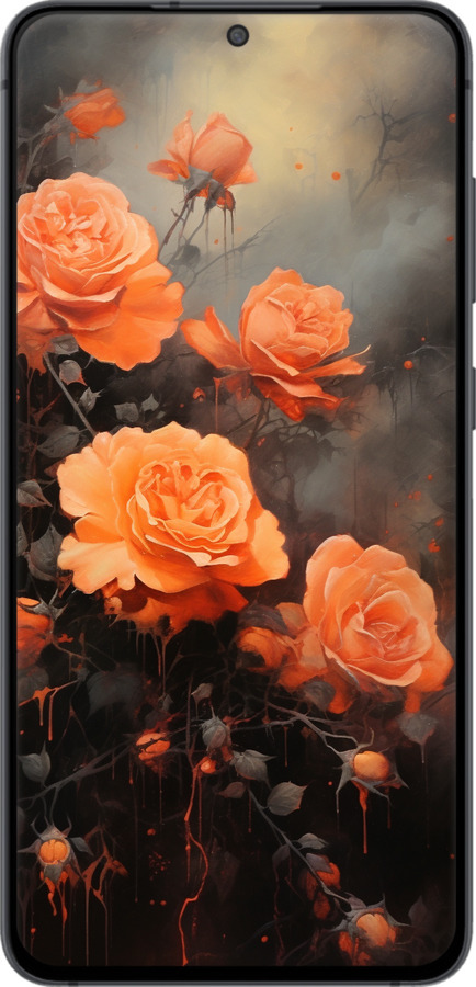 TPU чехол Оранжеві троянди для Samsung Galaxy S21 FE - 5944b-2302 изображение 