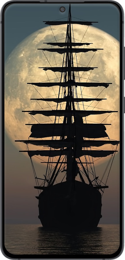 TPU чехол Корабль для Samsung Galaxy S21 FE - 5998b-2302 изображение 