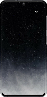 3D пластиковый матовый чехол Сині хмари, Синій місяць для Samsung Galaxy S21 FE - 6396m-2302 изображение 