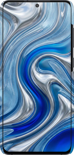 3D пластиковый матовый чехол Liquid Chrome для Samsung Galaxy S21 FE - 6781m-2302 изображение 