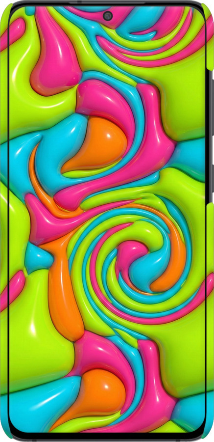 3D пластиковый матовый чехол Y2K Jelly Dream для Samsung Galaxy S21 FE - 6780m-2302 изображение 