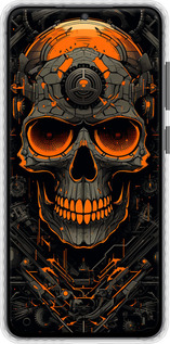Чехол Bumper чехол Череп для Samsung Galaxy S21 FE - 5952pc-2302 изображение 
