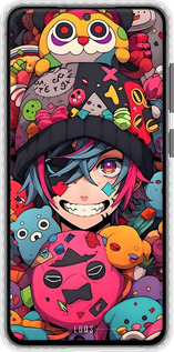 Чохол Bumper чехол Аніме хлопець для Samsung Galaxy S21 FE - 6317pc-2302 изображение 