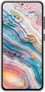 Чехол Bumper чехол Мрамор красивый для Samsung Galaxy S21 FE - 6376pc-2302 изображение 