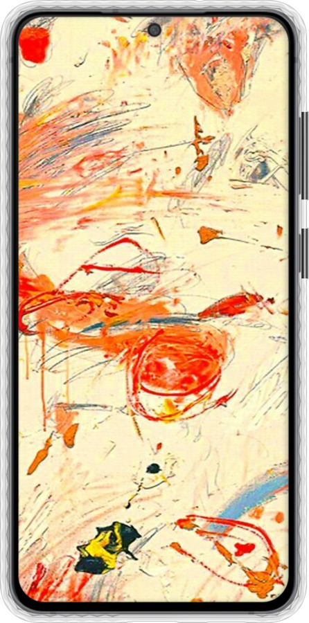 Чехол Bumper чехол Динамичная картина с хаотичными мазками для Samsung Galaxy S21 FE - 6540pc-2302 изображение 