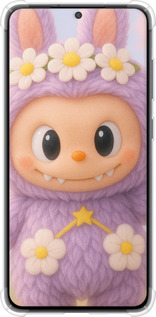 Силіконовий протиударний с посиленими кутами чехол Лабубу 1 для Samsung Galaxy S21 FE - 6709sp-2302 изображение 