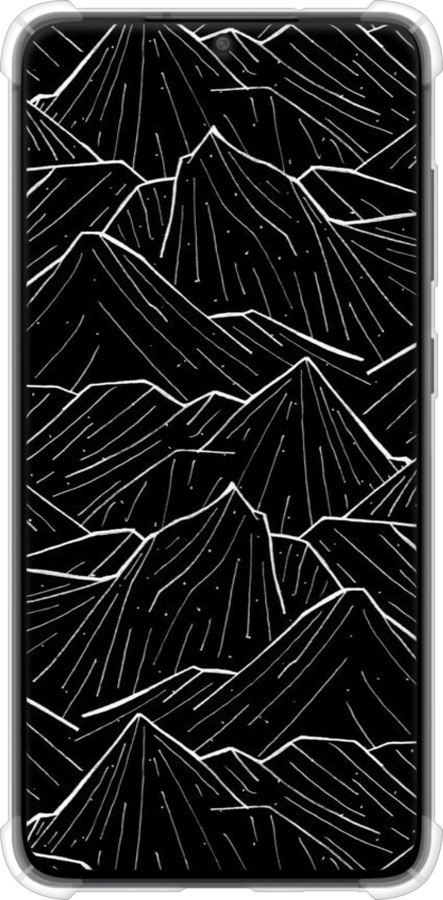 Силикон с усиленными углами чехол С изображением Темных гор для Samsung Galaxy S21 FE - 6489sp-2302 изображение 