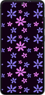 Силиконовый чехол с  цветами для Samsung Galaxy S21 FE - 6258u-2302 изображение 