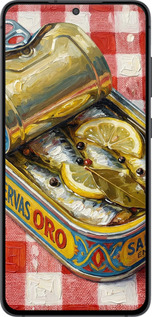 Силиконовый чехол Vintage Sardine Tin Phone для Samsung Galaxy S21 FE - 6772u-2302 изображение 