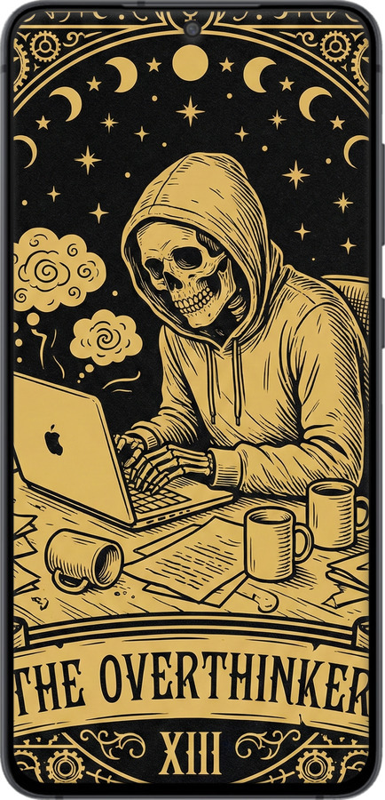 Силиконовый чехол The Overthinker для Samsung Galaxy S21 FE - 6774u-2302 изображение 