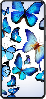 TPU чехол Бабочки для Samsung Galaxy S21 Plus - 6023b-2115 изображение 
