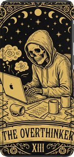 3D пластиковий матовий чехол The Overthinker для Samsung Galaxy S21 Plus - 6774m-2115 изображение 