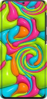 3D пластиковий матовий чехол Y2K Jelly Dream для Samsung Galaxy S21 Plus - 6780m-2115 изображение 