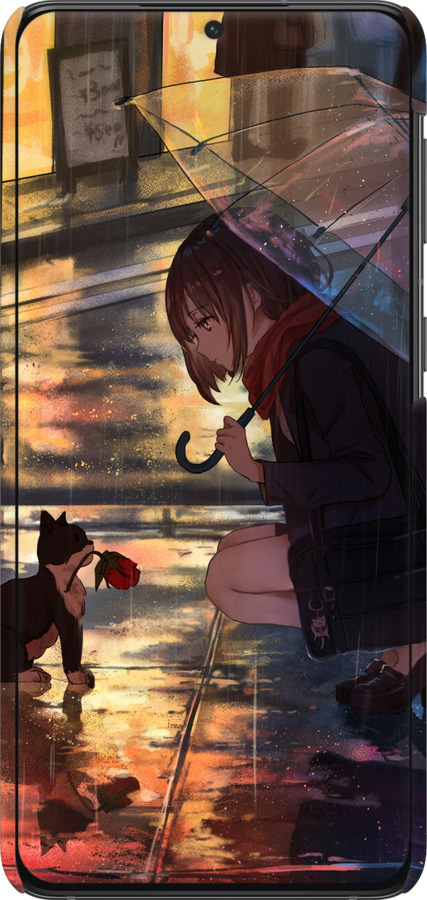3D пластиковий матовий чехол Anime для Samsung Galaxy S21 Plus - 6609m-2115 изображение 