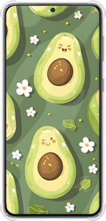 Силикон с усиленными углами чехол Авокадо для Samsung Galaxy S21 Plus - 6380sp-2115 изображение 