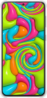 Силикон с усиленными углами чехол Y2K Jelly Dream для Samsung Galaxy S21 Plus - 6780sp-2115 изображение 