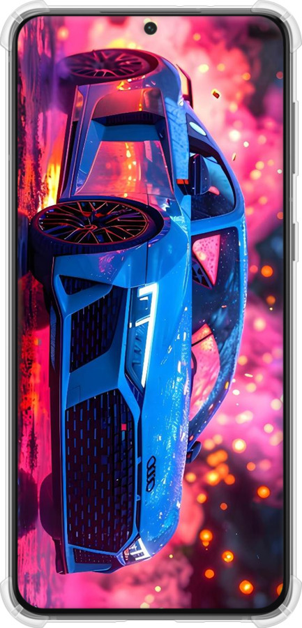 Силіконовий протиударний с посиленими кутами чехол Ауди для Samsung Galaxy S21 Plus - 6286sp-2115 изображение 