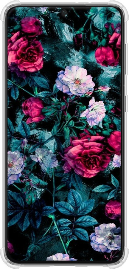 Силикон с усиленными углами чехол Сад и розы для Samsung Galaxy S21 Plus - 6483sp-2115 изображение 
