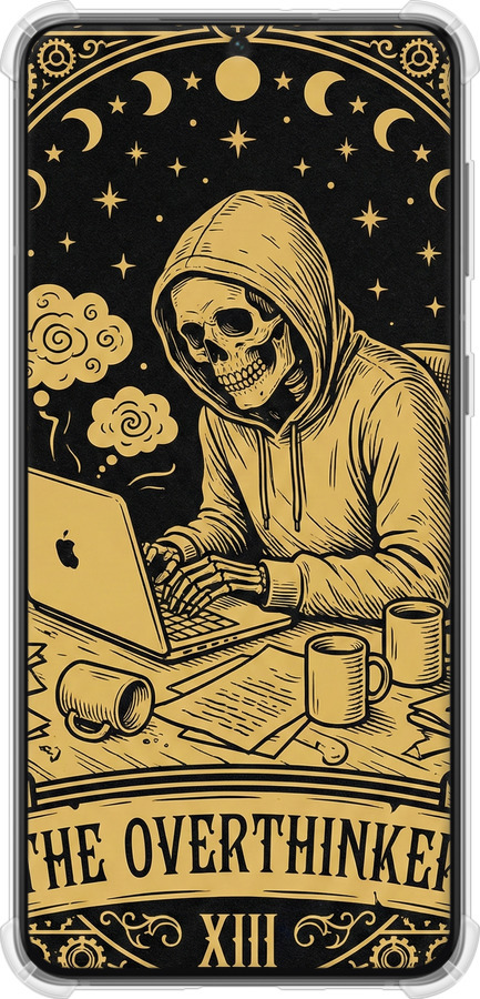 Силіконовий протиударний с посиленими кутами чехол The Overthinker для Samsung Galaxy S21 Plus - 6774sp-2115 изображение 