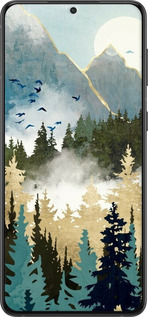 2D пластиковый чехол С изображением лесного пейзажа для Samsung Galaxy S21 Plus - 6548t-2115 изображение 