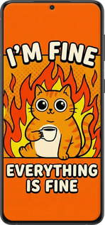 2D пластиковый чехол Funny Cat для Samsung Galaxy S21 Plus - 6786t-2115 изображение 