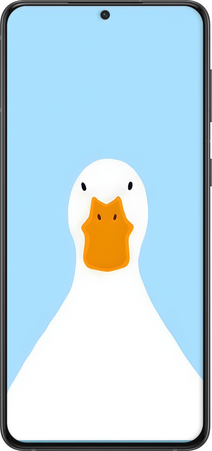Силиконовый чехол Гусь для Samsung Galaxy S21 Plus - 6350u-2115 изображение 