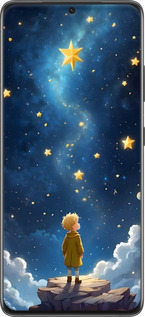 TPU чехол Маленький принц для Samsung Galaxy S21 Ultra (5G) - 6326b-2116 изображение 