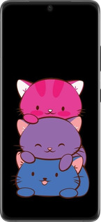 TPU чехол Милі котятка для Samsung Galaxy S21 Ultra (5G) - 6518b-2116 изображение 