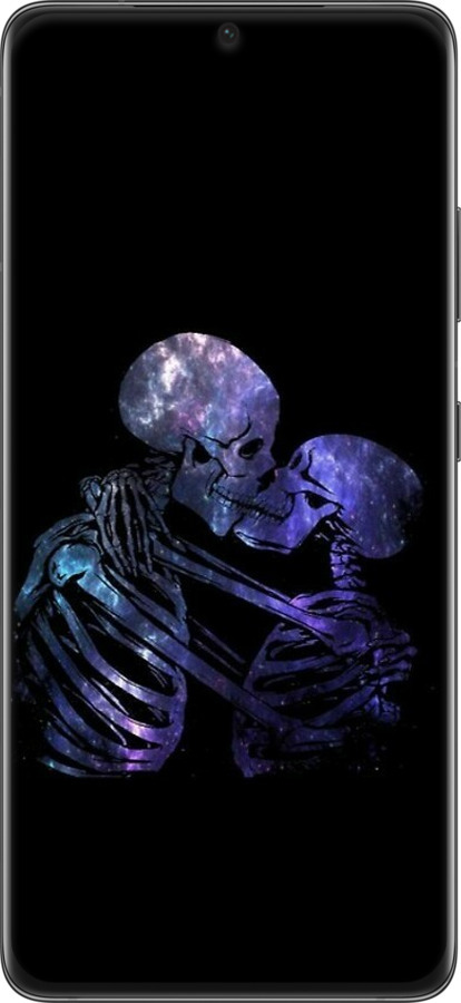 TPU чехол С изображением скелета для Samsung Galaxy S21 Ultra (5G) - 6537b-2116 изображение 