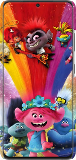 3D пластиковый матовый чехол Троли для Samsung Galaxy S21 Ultra (5G) - 6343m-2116 изображение 