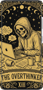 3D пластиковый матовый чехол The Overthinker для Samsung Galaxy S21 Ultra (5G) - 6774m-2116 изображение 