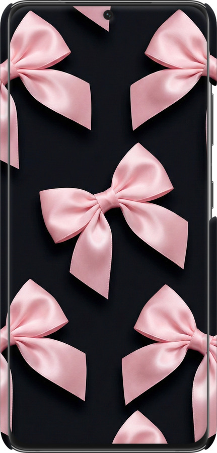 3D пластиковый матовый чехол Coquette Ribbons Dark Coquette для Samsung Galaxy S21 Ultra (5G) - 6767m-2116 изображение 