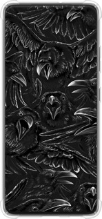 Силикон с усиленными углами чехол Воронья ярость для Samsung Galaxy S21 Ultra (5G) - 6474sp-2116 изображение 